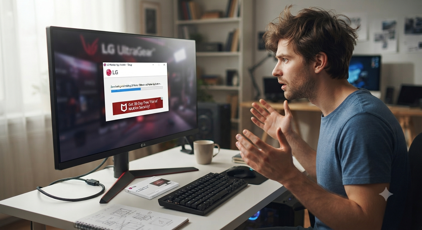 Мониторы LG самоволольно ставят софт и кормят вас маркетингом McAfee